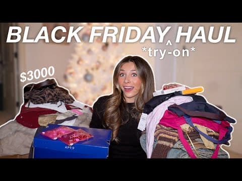 Huge Black Friday Haul 2o25 *try-on*