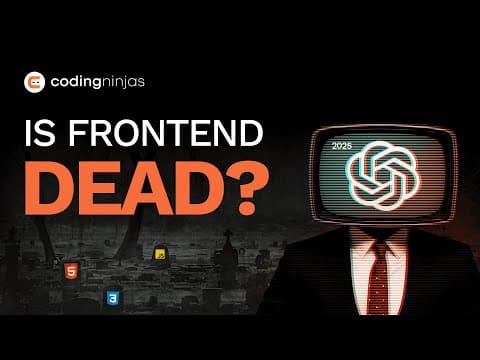 Frontend Still A Good Career In 2025? Here's The Truth!