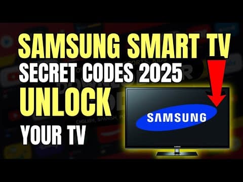 Samsung Tv Secret Service Menu Codes To Fix Youtube, Netflix, Wifi, Hdmi & More!