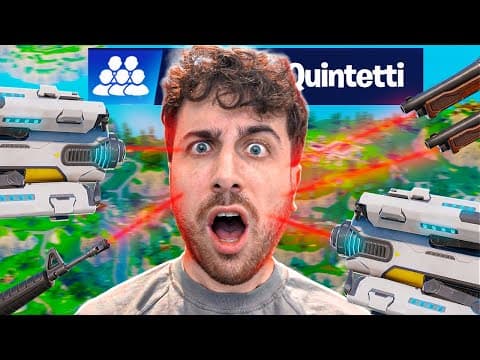 Posso Vincere Nella Modalità Più Difficile Di Fortnite? Solo Vs Quintetti! Fortnite Ita