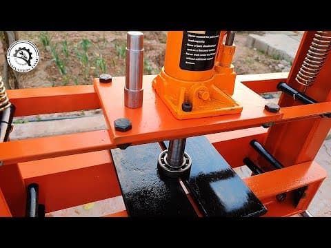 I Made An Amazing Hydraulic Press With Car Jack