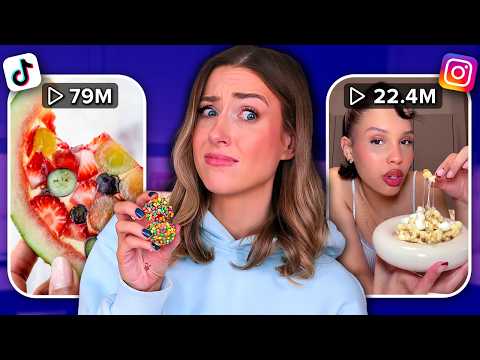 I Tried The Most Viewed Viral Snacks On Tiktok 🍿 What's Worth Making?