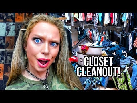 Satisfying Closet Deep Clean! (cleaning Drawers I've Had Since I Was A Kid!)