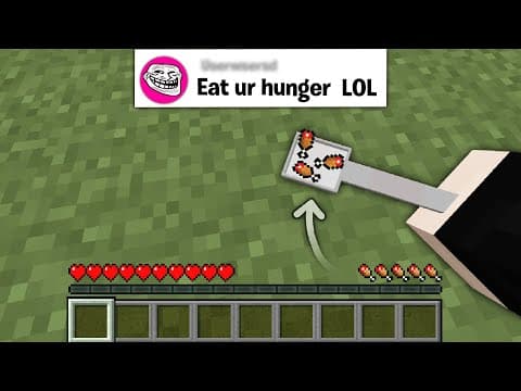 I Coded Your Dumb Ideas To Minecraft [full Movie]
