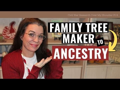 How I Fixed Syncing Mistakes Between Family Tree Maker And Ancestry - Civil War Pt 8