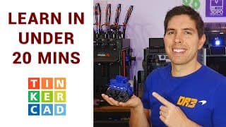 Design Custom 3d Printed Parts - Learn Tinkercad In Under 20 Minutes