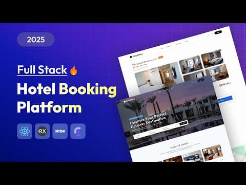 How To Make Full Stack Hotel Booking App Using Mern | Hotel Booking System Project In React