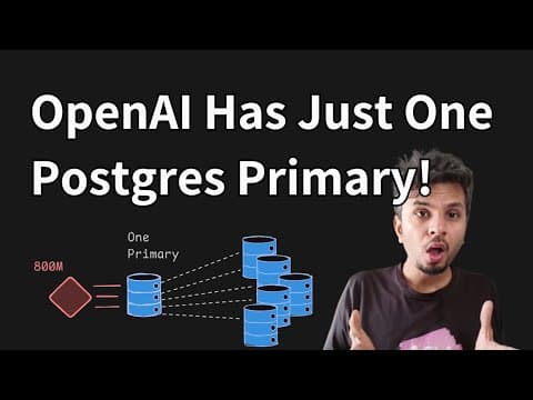 How Openai Handles 800 Million Chatgpt Users On A Single Postgresql Primary