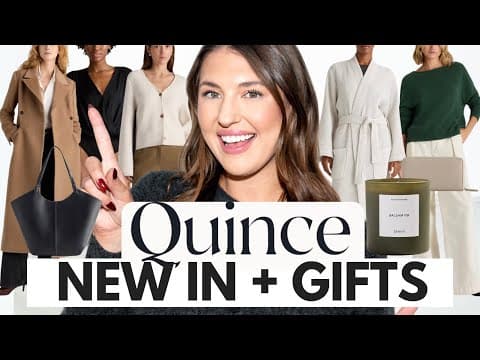 Best Quince Haul Yet! New Pieces + $50 Holiday Gift Guide ✨
