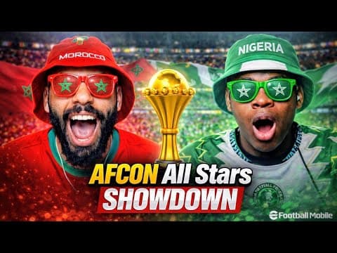 9al Games Vs Mackie Pes Hd | Afcon All Stars Showdown🔥🔥
