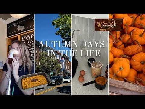 Fall Vlog 🍂 Decor Shopping, Coffees, Gilmore Girls Rewatch!