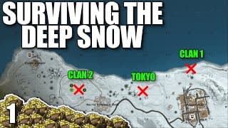 I Built Between The 2 Biggest Clans On Wipe Day | Solo Rust