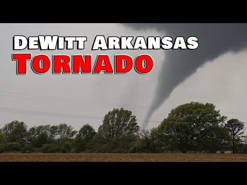 High Risk Tornado Outbreak - Dewitt Arkansas - 2 April, 2025