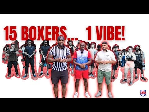 Salbox Sparring In The Park | 15 Boxers... 1 Vibe!