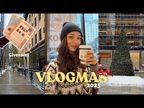 Vlogmas 2025 🎄 Holiday City Vibes, Morning Skincare & A Kobo Giveaway! | Day 3