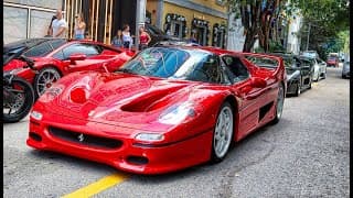 Lamborghini, Ferrari, Pagani – Insane Supercar Traffic At Cars & Coffee Miami