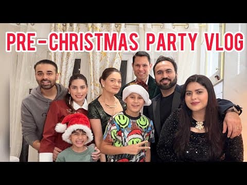 Pre-christmas Party In Uk With Friends | Indian Desi Celebration Ft. @humtuminengland    @ishhfish