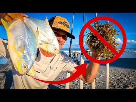 This Will Ruin Fishing From The Beach | Florida Pompano For Dinner