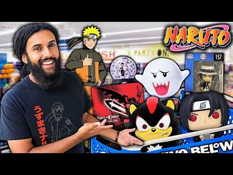 Seeing How Much Anime Merch We Can Find At A Dollar Store!! *naruto, Demon Slayer , More*