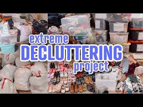 Extreme Decluttering And Organizing | Complete Disaster Cleaning Motivation