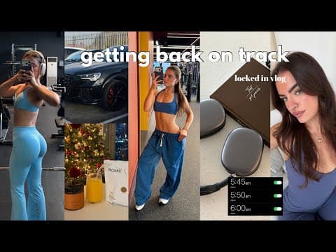 Locked In Wellness Vlog🎧| Getting Back On Track, Training Sessions, Morning Routine, How I’m Feeling
