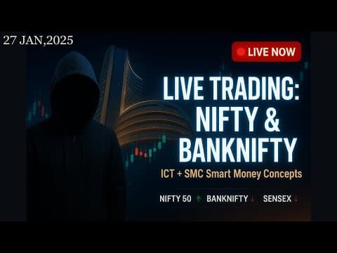 Live Trading Nifty Banknifty And Sensex Options 27 Jan #livetrading