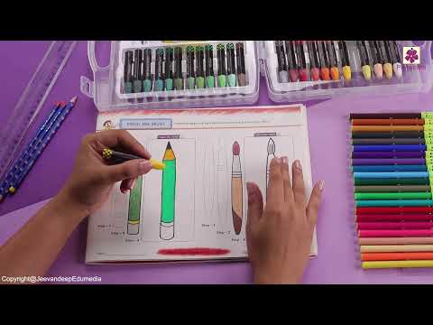 Pencil And Brush | Step By Step Drawing Book 1 | Periwinkle