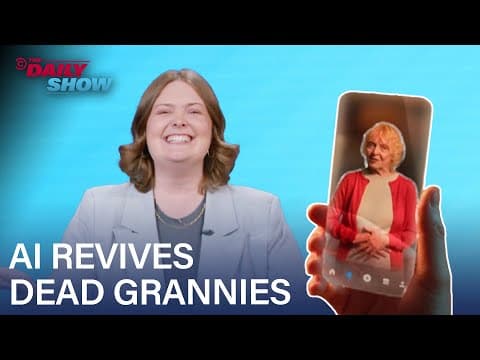 Ai Debuts Face-planting Robots, Human-ish Country Singers & Reincarnated Grandmas | The Daily Show