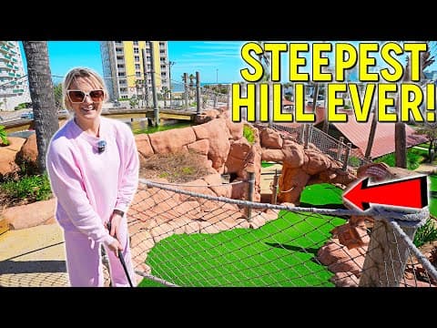 This Is The Steepest Mini Golf Hole!
