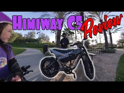 Closest Thing To A Dirt Bike! - Himiway C5 Motorbike Review