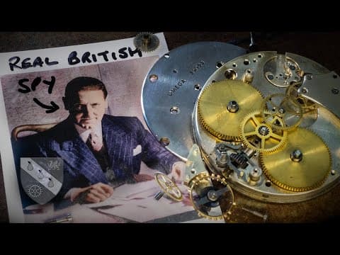 Restoring The Real James Bond's Omega Watch 59-8d