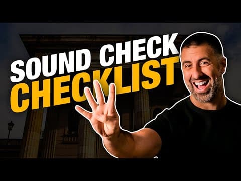 How To Get Consistent Church Sound