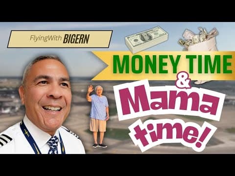 "made A Massive Payday And Visited My Mom?! Airline Pilot Life."