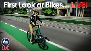 Early Access With The New Bikes Patch... Live!  | Building & Brews