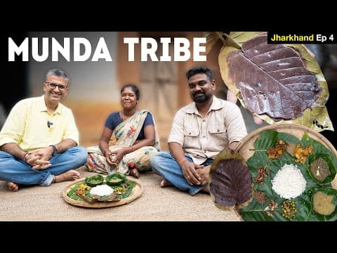 Jharkhandi Adivasi Bhoj (आदिवासी भोज) L Munda Tribal Food & Foraging Mud Crabs