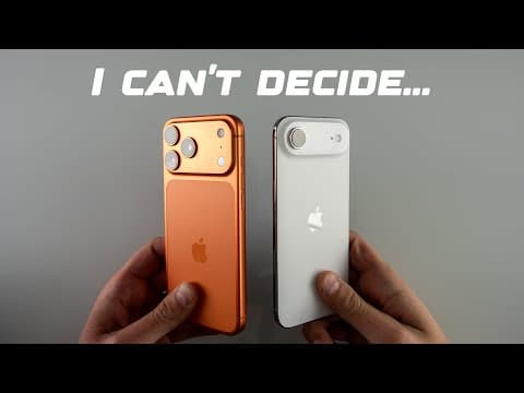The Battle In My Pocket: Iphone 17 Pro Vs Iphone Air