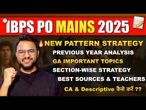 Ibps Po Mains Strategy 2025 | Ibps Po Current Affairs Strategy | Descriptive