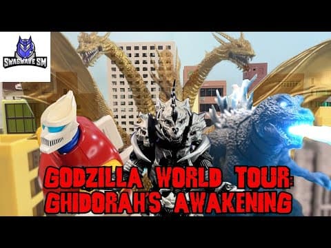 Godzilla Supernova-  Monster X Vs Jet Jaguar (godzilla Word Tour 9) [stop Motion Film]