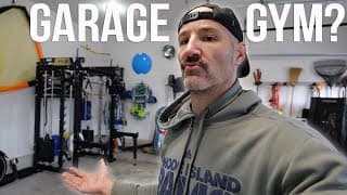 I Have A Garage Gym Now? Vlog