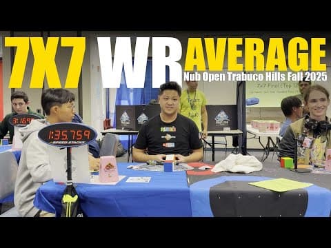 Rubik's Cube 7x7 World Record Mean [1:36.86]