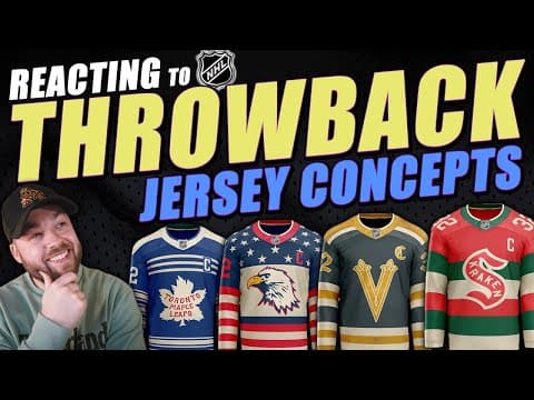 Nhl Hockey Throwback Jersey Concepts!