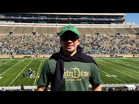 Greetings From Notre Dame! Go Irish! ☘️