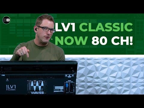 How To Expand Your Waves Lv1 From 64 To 80 Channels (that's 160 Inputs!)