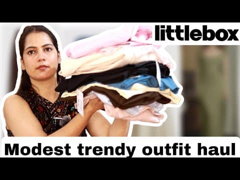 Modest Trendy Outfit From Littlebox India |western Dresses Haul Ltipstotop By Shalini #littlebox