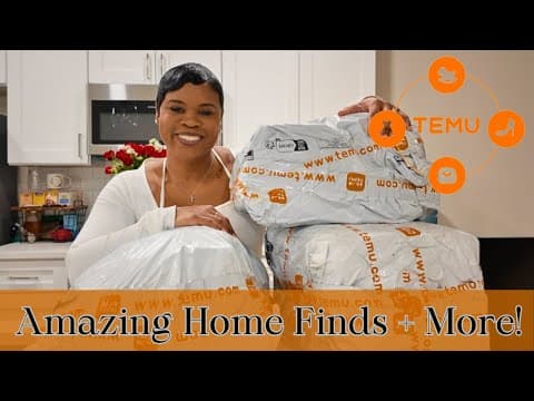 Amazing Temu Home Finds + More!
