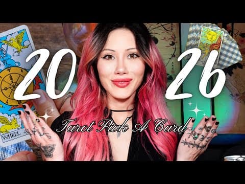 Your 2026 In Detail ✨ Love, Career, Money & More (psychic Pick A Card Tarot Reading)