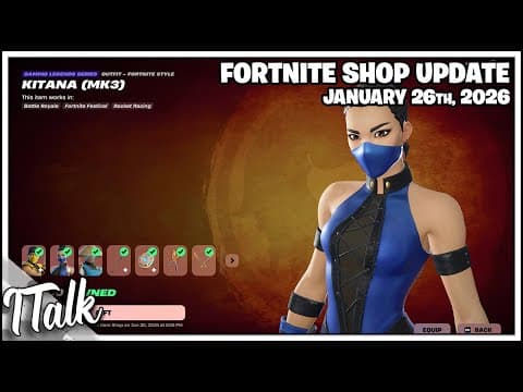 Fortnite Shop Locker Bundle & Mk3 Is Back! [january 26th, 2026] (fortnite Chapter 7)