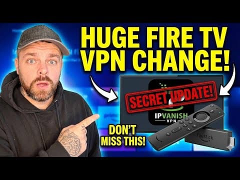 Ipvanish Added Secret Firestick Vpn Feature! This Is Big....