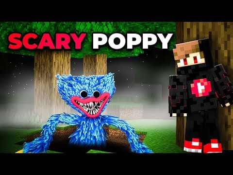 Surviving Horror Poppy In Minecraft  @mineflux