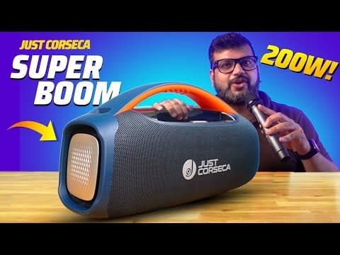 Best Party Speaker Under ₹15,000? - Just Corseca Superboom Review!